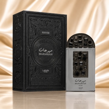 Parfum Arăbesc Maharjan Silver Lattafa Pride EDP 100 ml Bărbat, Inspirat Silver Mountain Water Creed, Aromă Citric Aromatică cu Bergamotă, Mandarină, Iris, Iasomie, Mesteacăn, Mosc și Vetiver
