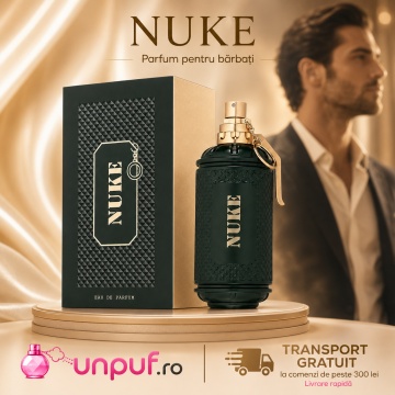 Parfum Arăbesc Nuke Fragrance World 100 ml, Apă de Parfum Bărbat, Aromă Oriental Condimentată Explozivă cu Grapefruit, Bergamotă, Piper Roz, Paprika, Scorțișoară, Șofran, Tutun, Ambră, Piele și Vetiver - Img 10
