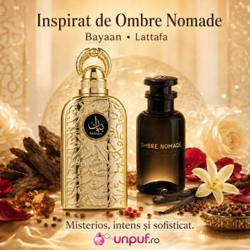 Parfum Arăbesc Original Lattafa Bayaan EDP 100 ml Unisex, Inspirat Ombre Nomade, Aromă Orientală cu Oud, Vanilie, Praline, Trandafir, Cardamom, Litchi și Piper Roz - Img 8