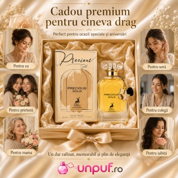 Parfum Arăbesc Precious Gold Maison Alhambra EDP 80 ml Damă, Inspirat Perfect Intense Marc Jacobs, Aromă Oriental Florală cu Iasomie, Narcisă, Migdal și Lemn de Santal - Img 7