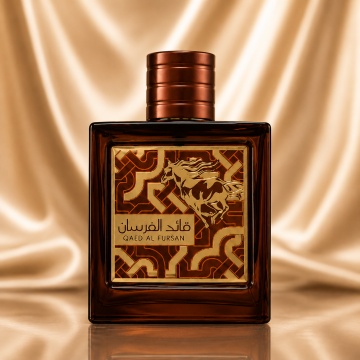 Parfum Arăbesc Qaed Al Fursan Untamed Lattafa EDP 90 ml Bărbat, Aromă Lemnos Condimentată, Asemănător Eros Najim, cu Scorțișoară, Cardamom, Mandarină, Nucșoară, Caramel, Lavandă, Salvie, Chiparos, Ambră, Olibanum, Cedru, Labdanum și Vetiver - Img 2
