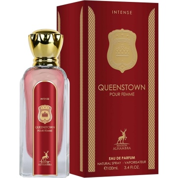 Parfum Arăbesc Queenstown Intense Pour Femme Maison Alhambra EDP 100 ml Damă, Inspirat Q Dolce & Gabbana, Aromă Aromatic Fructată cu Lămâie Siciliană, Iasomie, Portocală, Cireașă Neagră, Heliotrop, Ambră și Note Lemnoase - Img 11
