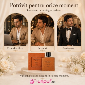 Parfum Arăbesc Rayhaan Corium pentru Bărbați 100 ml, Vanilat Pielos Balsamic, Leather Collection - Img 8