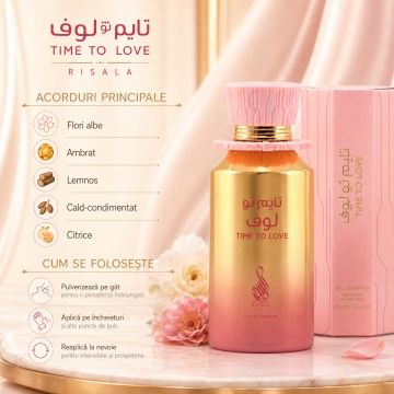 Parfum Arăbesc Risala Series Time To Love 100 ml, Unisex, Damă, Bărbat, edp - Img 9