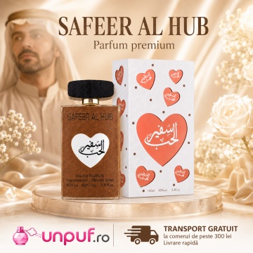 Parfum Arăbesc Safeer Al Hub Ard Al Zaafaran 100 ml, Apă de Parfum Bărbat, Aromă Oriental Florală, Citrice, Mosc și Vanilie, Inspirat Allure Homme Sport - Img 10