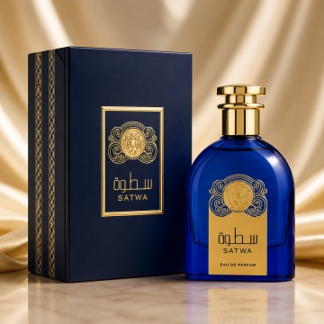 Parfum Arăbesc Satwa Ard Al Zaafaran 100 ml, Apă de Parfum Unisex, Damă, Bărbat, Aromă Oriental Ambrată, Lemnoasă și Elegantă, Inspirat A Date With Oud