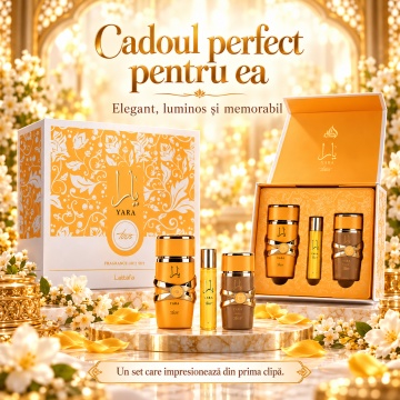 Parfum Arăbesc Set Cadou Yara Tous Lattafa 3Pcs - Img 3