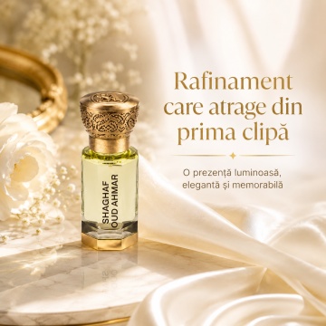 Parfum Arăbesc Shaghaf Oud Ahmar 12 ml, Swiss Arabian, Apă de Parfum , Unisex, Damă, Bărbat - Img 3
