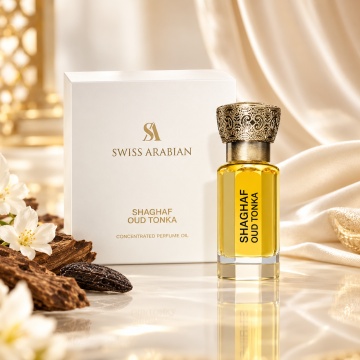 Parfum Arăbesc Shaghaf Oud Tonka 12 ml, Swiss Arabian, Apă de Parfum , Unisex, Damă, Bărbat