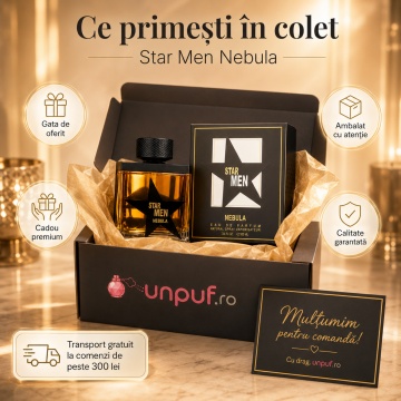 Parfum Arăbesc Star Men Nebula Fragrance World 100 ml, Apă de Parfum Bărbat, Aromă Oriental Lemnoasă cu Bergamotă, Portocală, Fructe, Cafea, Cedru, Malt, Paciuli, Whiskey, Ambră, Mosc și Vanilie - Img 4