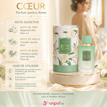 Parfum Arăbesc Sterling Coeur Jenny Glow 80 ml, Unisex, Damă, Bărbat, edp - Img 9