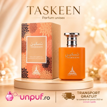 Parfum Arăbesc Taskeen Paris Corner 100 ml, Apă de Parfum Unisex, Damă, Bărbat, Aromă Fructat Gurmandă, Citrice, Piersică, Caramel și Vanilie, Inspirat Erba Pura - Img 10