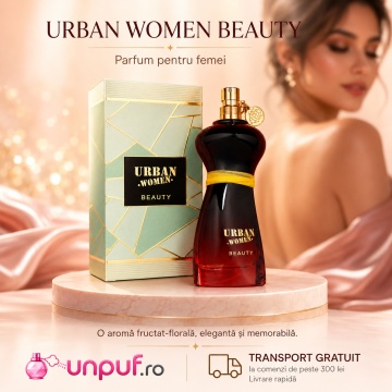 Parfum Arăbesc Urban Women Beauty Fragrance World 100 ml, Apă de Parfum Damă, Aromă Floral Fructată Feminină cu Coacăze Negre, Mandarină, Pară, Floare de Portocal, Iasomie, Iris, Patchouli, Praline, Mosc și Vanilie - Img 10