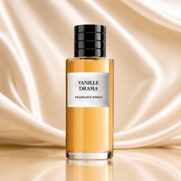 Parfum Arăbesc Vanille Drama Fragrance World 80 ml, Apă de Parfum Unisex, Damă și Bărbat, Aromă Vanilată Ambrată Intensă cu Rom, Scorțișoară, Vanilie, Boabe de Tonka, Cacao, Iasomie, Ambră, Lemn de Santal și Mosc - Img 2