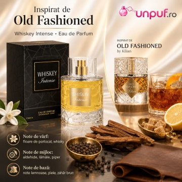 Parfum Arăbesc Whiskey Intense Fragrance World 100 ml, Apă de Parfum Unisex, Damă și Bărbat, Aromă Oriental Băuturi Fine, Inspirat Old Fashioned - Img 8