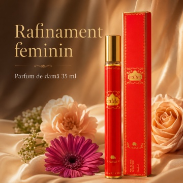 Parfum Balila 35 ml, Apă de Parfum Damă, Aromă Orientală Citrică, Vanilată și Ambrată, Format Compact, Note de Citrice, Bergamotă, Lămâie, Mandarină, Iasomie, Trandafir, Vanilie, Tămâie, Mosc și Lemn de Santal - Img 6