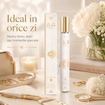 Parfum Damă Farah 35 ml V.V. Love, Apă de Toaletă, Inspirat de Honour Woman Amouage, Aromă Florală Elegantă cu Tuberoză, Iasomie, Gardenie, Ambră, Tămâie și Vetiver - Img 4