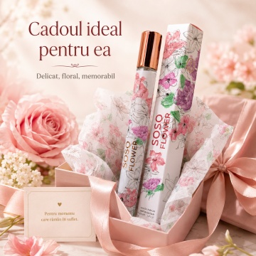 Parfum Damă Soso Flower 35 ml V.V. Love, Inspirat de Coco Mademoiselle Parfum Chanel, Aromă Floral Citrică cu Bergamotă, Portocală, Grapefruit, Trandafir, Lici, Iasomie, Vanilie, Mosc, Paciuli și Vetiver - Img 6