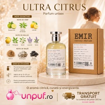 Parfum Emir Ultra Citrus Factory Edition 100 ml - Img 8