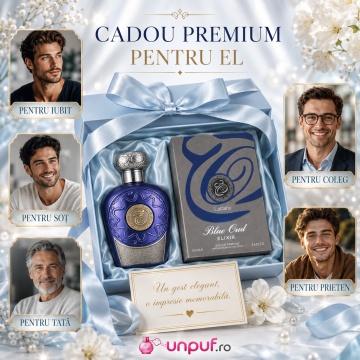 Parfum Lattafa Blue Oud Elixir, Eau de Parfum Bărbați, 100 ml, aromă oriental lemnoasă, yuzu, grepfrut, lămâie, piper - Img 8