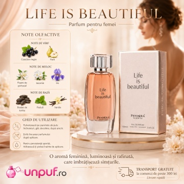 Parfum Life Is Beautiful Pendora Scents 100 ml, Apa De Parfum, Femei - Img 9