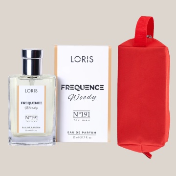 Parfum Loris Frequence de Barbat E-191 Lemnos, 50 ml si Gentuta Parfumuri