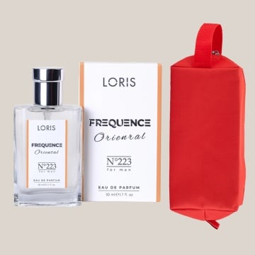Parfum Loris Frequence de Barbat E-223 Oriental, 50 ml si Gentuta Parfumuri