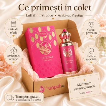 Parfum Lutfah First Love Eau de Parfum 80ml, tip arăbesc, Damă - Img 4