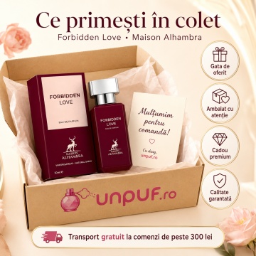 Parfum Maison Alhambra Parfum Forbidden Love 30 Ml, parfum arbesc original - Img 9