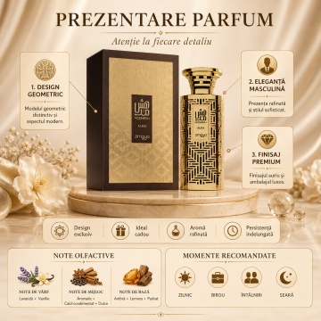 Parfum Modhesh Aura Eau de Parfum 100ml, tip arăbesc, Bărbat - Img 3