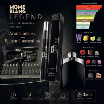 Parfum Mome Blang Ledeng 35 ml, Apă de Parfum Bărbat, Aromă Masculină Intensă, Aromatic Fructată și Lemnoasă, Format Compact, Note de Lavandă, Ananas, Bergamotă, Măr Roșu, Tonka și Lemn de Santal - Img 7