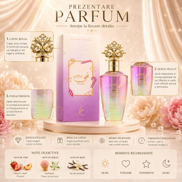 Parfum Nuha Bon Bon Eau de Parfum 85ml, tip arăbesc, Damă - Img 3