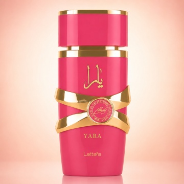 Parfum pentru femei Lattafa Yara Candy, Eau de Parfum 100 ml, aromă dulce fructată, vanilie, căpșuni - Img 2