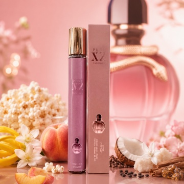Parfum Pure XZ For Women 35 ml, Apă de Parfum Damă, Aromă Dulce Florală și Vanilată, Format Compact, Note de Floricele de Porumb, Vanilie, Ylang Ylang, Nucă de Cocos, Piersică, Mosc Alb și Lemn de Santal