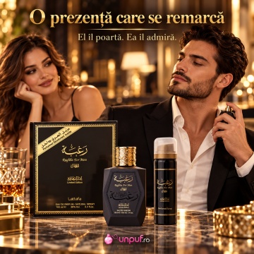 Parfum Raghba For Man Lattafa 100 ml, Apă De Parfum + 50 ml Deodorant Spray, Bărbat - Img 5