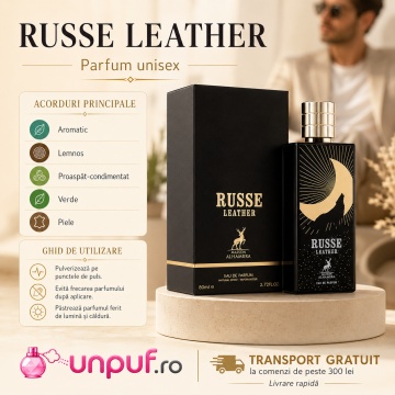 Parfum Russe Leather Maison Alhambra 80 ml, Apa De Parfum - Img 9