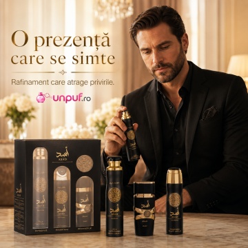 Parfum Set Lattafa Asad 3 Pcs, Bărbat - Img 5