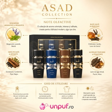 Parfum Set Lattafa Asad 4 X 25 ml, Bărbat - Img 7