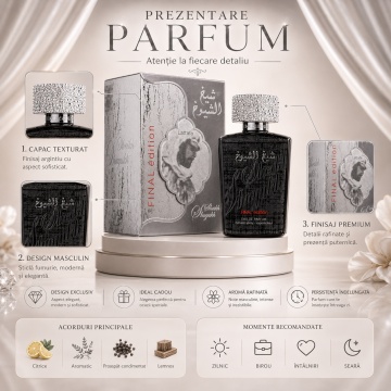 Parfum Sheikh Al Shuyukh Final Edition Lattafa 100 ml, Apă De Parfum, Bărbat - Img 2