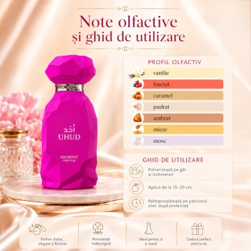 Parfum Uhud Eau de Parfum 100ml, tip arăbesc, Unisex, Damă, Bărbat - Img 9
