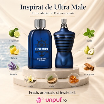 Parfum Ultra Marine Pendora Scents 100 ml, Apa De Parfum, Barbati - Img 8