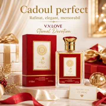 Parfum V.V. Love Eternal Devotion Eau de Parfum 100 ml Unisex, Aromă Elegantă, Caldă și Rafinată, Potrivită pentru Damă și Bărbat - Img 4
