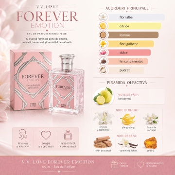 Parfum V.V. Love Forever Emotion, Apă de Parfum Damă, 100 ml, Inspirat din Gucci Bamboo Gucci - Img 7
