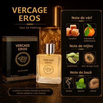 Parfum V.V. Love Vercage Eros, Apă de Parfum Bărbat, 100 m - Img 4