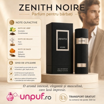 Parfum Zenith Noire Eau de Parfum 100ml, tip arăbesc, Bărbat - Img 9