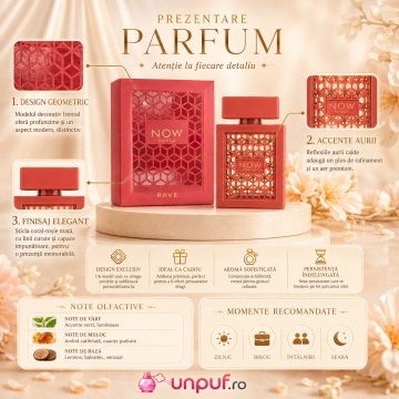 Rave Now Rouge – Parfum EDP 100 ml, damă - Img 3