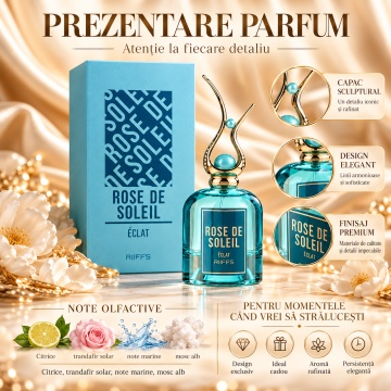 Riiffs Rose De Soleil Eclat – Parfum EDP 100 ml, damă - Img 3