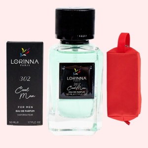 Set Apă de Parfum Lorinna Paris Parfum Cool Men 50 ml pentru Bărbați si Gentuță Parfumuri