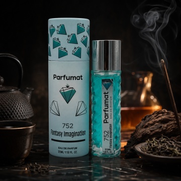 Set Apa de parfum Parfumat 752 Fantasy Imagination, Barbat, 35 ml si Gentuta cosmetice - Img 6