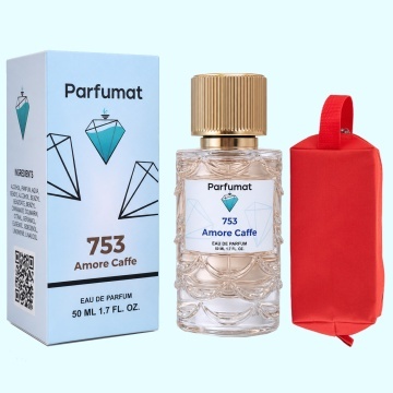 Set Apa de parfum Parfumat 753 Arome Caffe, Unisex, 50 ml si Gentuta cosmetice